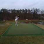 Golfer beim Training GC Klockerhof